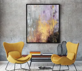 Huge Painting OfficeTextured Abstract Painting, Large Acrylic Painting