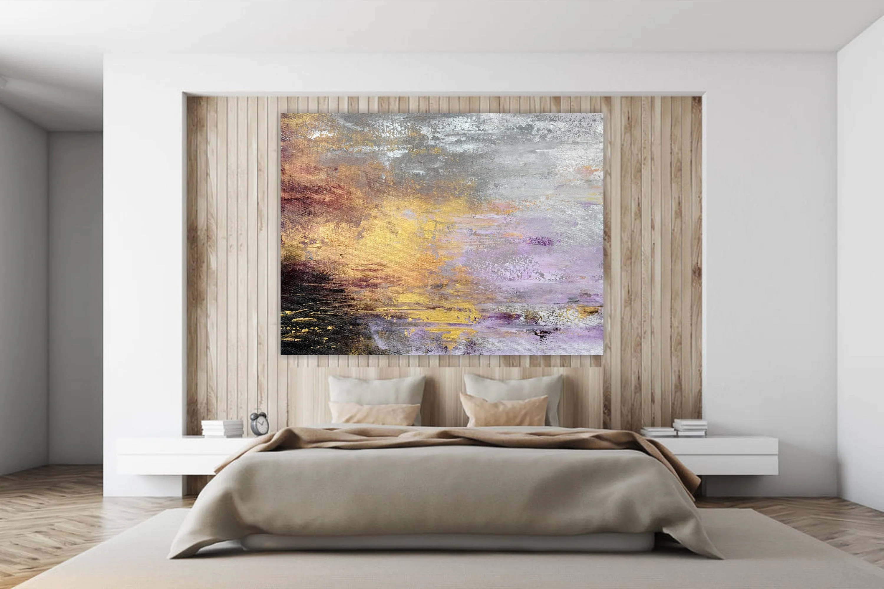 Huge Painting OfficeTextured Abstract Painting, Large Acrylic Painting