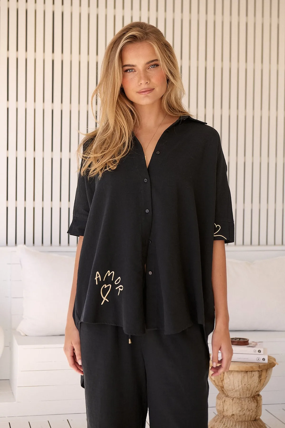 Jaase River Shirt Blouse - Love Is All Around Collection