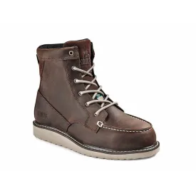 Kodiak Whitton Women's 6" Steel Toe Wedge Work Boot KD0A4TEYDBX - Brown