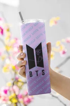 Kpop tumbler. I purple you.