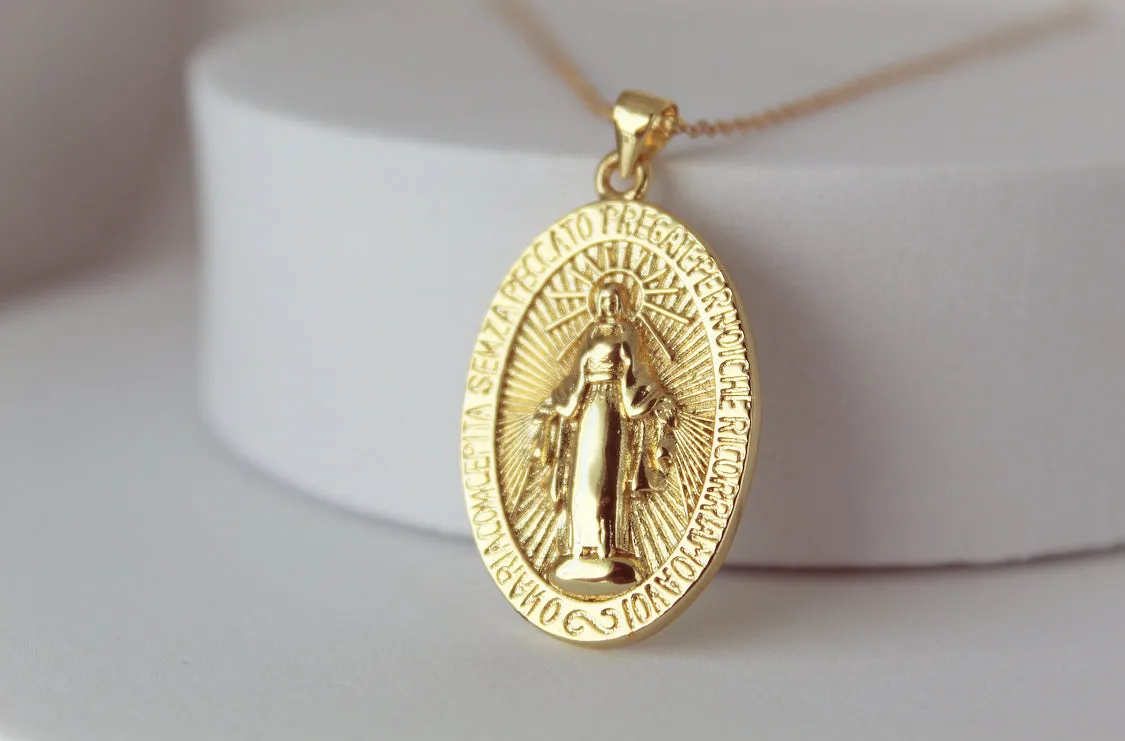 Marian Prayer Necklace