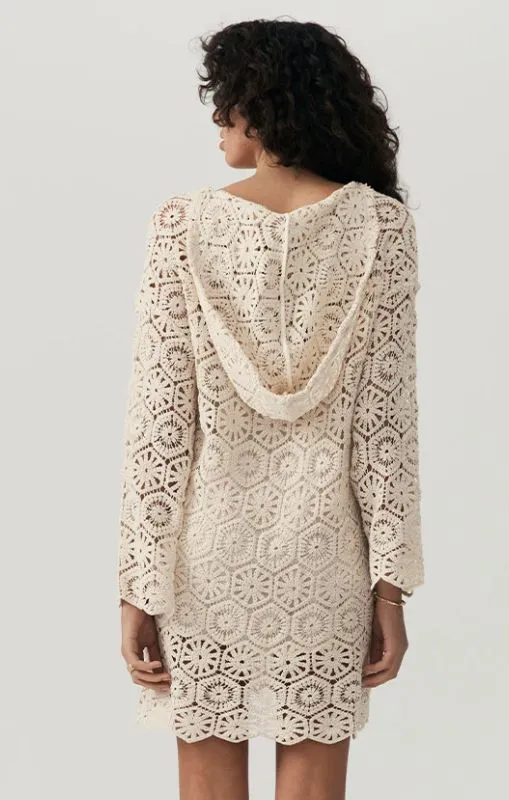 MOS - Talia Mini Kaftan Dress - Ivory - last one