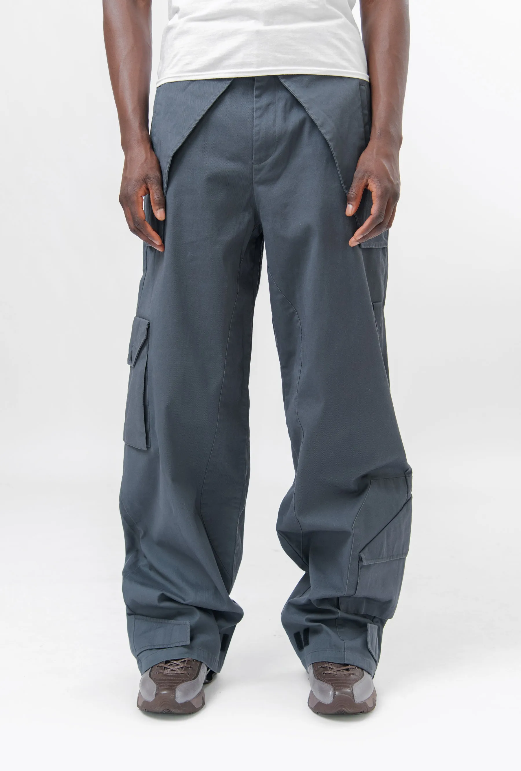 Overlay Cargo Pant Slate ACWMB276A