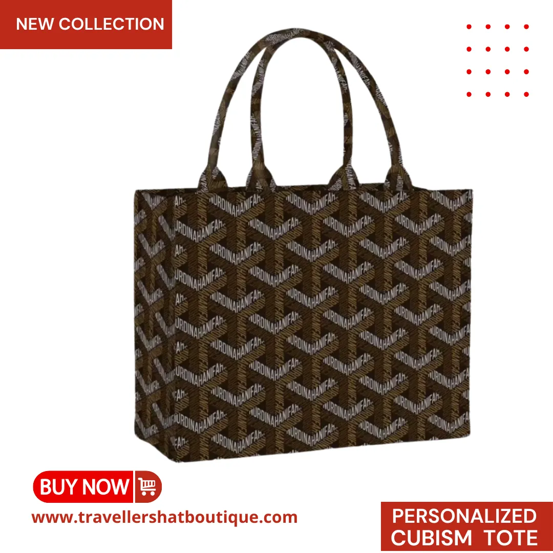 Personalized Cubism Tote