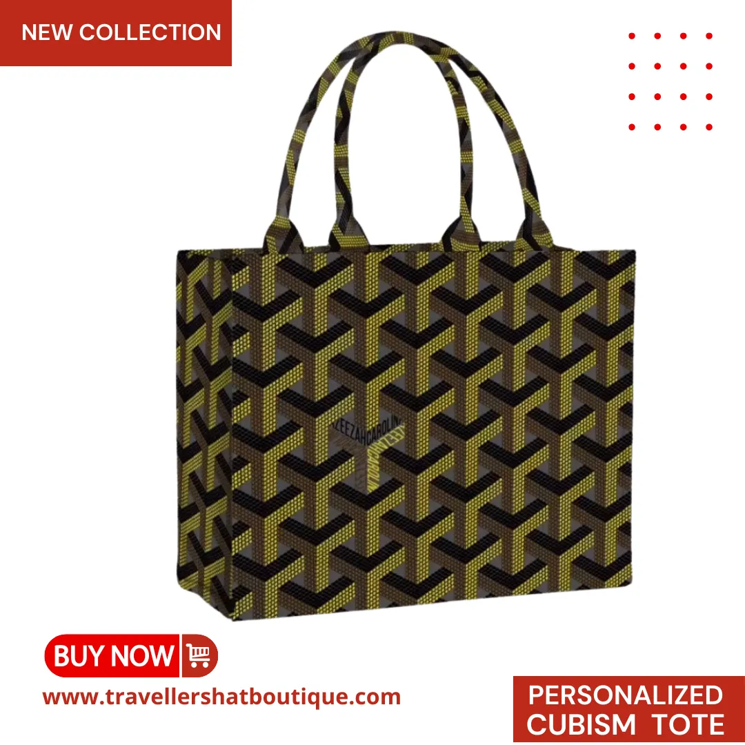 Personalized Cubism Tote