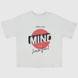 "Free Your Mind And Have Fun" Short-Sleeved T-Shirt