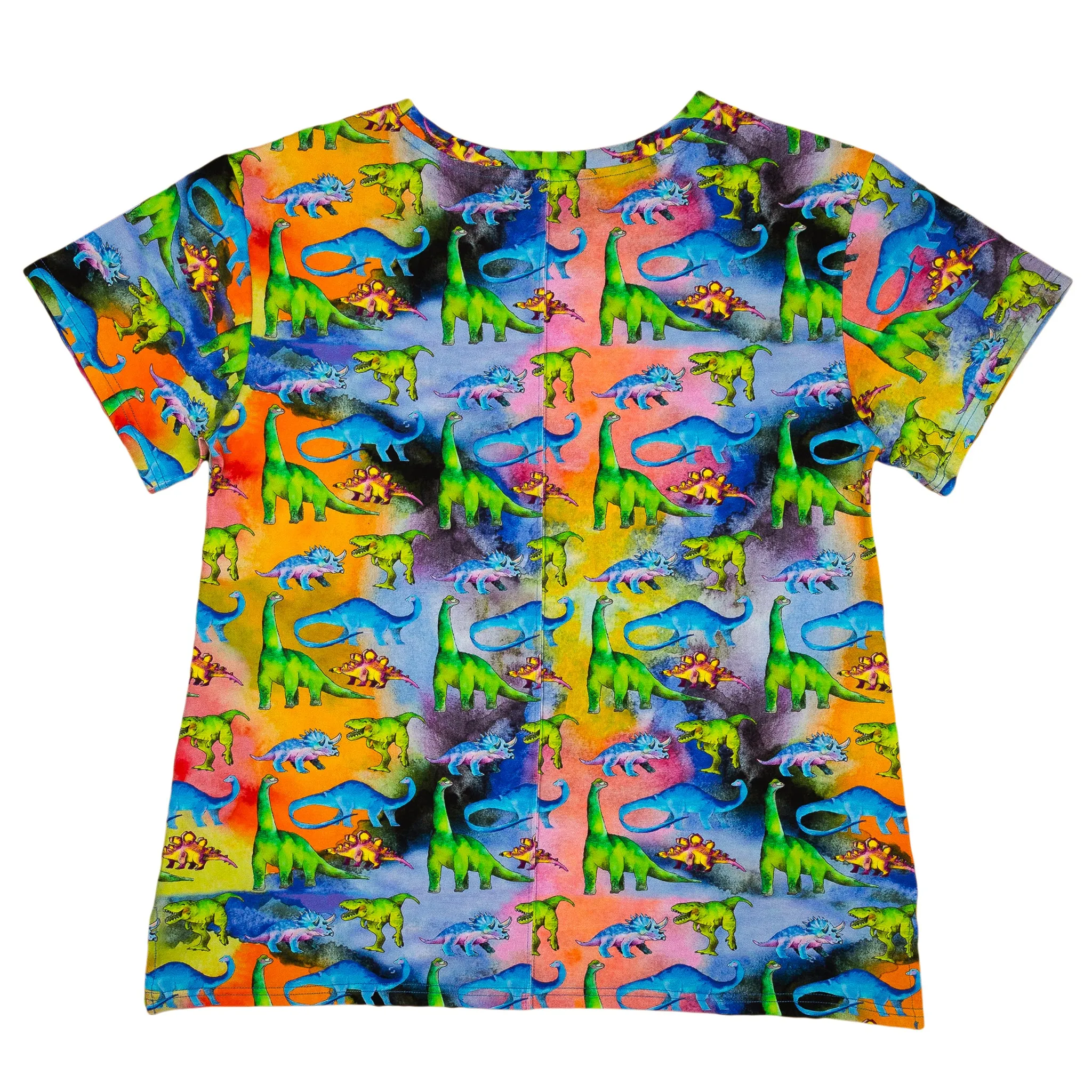 Rainbow-saurus Women's Short Sleeve Tee Shirt