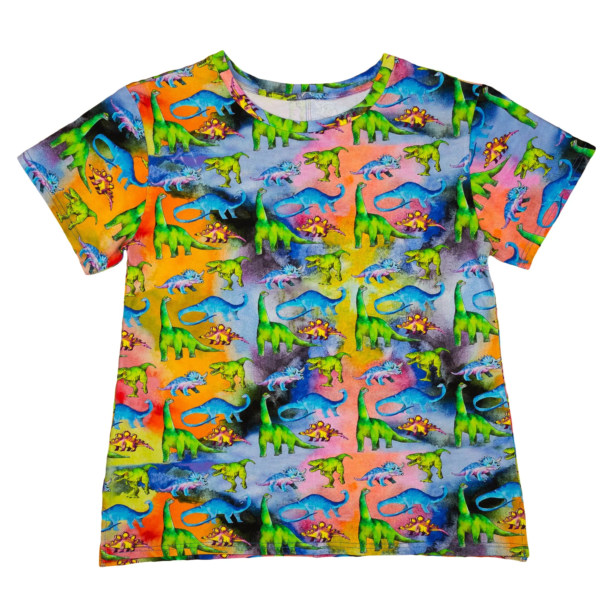 Rainbow-saurus Women's Short Sleeve Tee Shirt