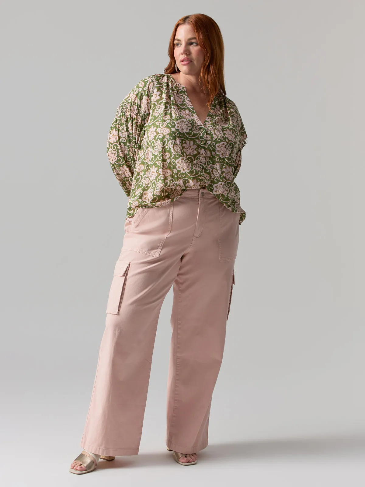 Reissue Cargo Standard Rise Pant Rose Smoke Inclusive Collection