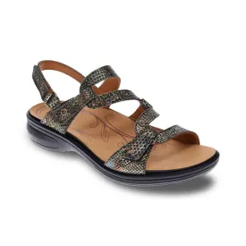 Revere Women's Miami Sandal Peacock Python