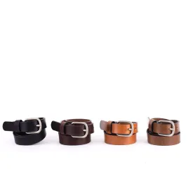 Silver Buckle Slim Belts