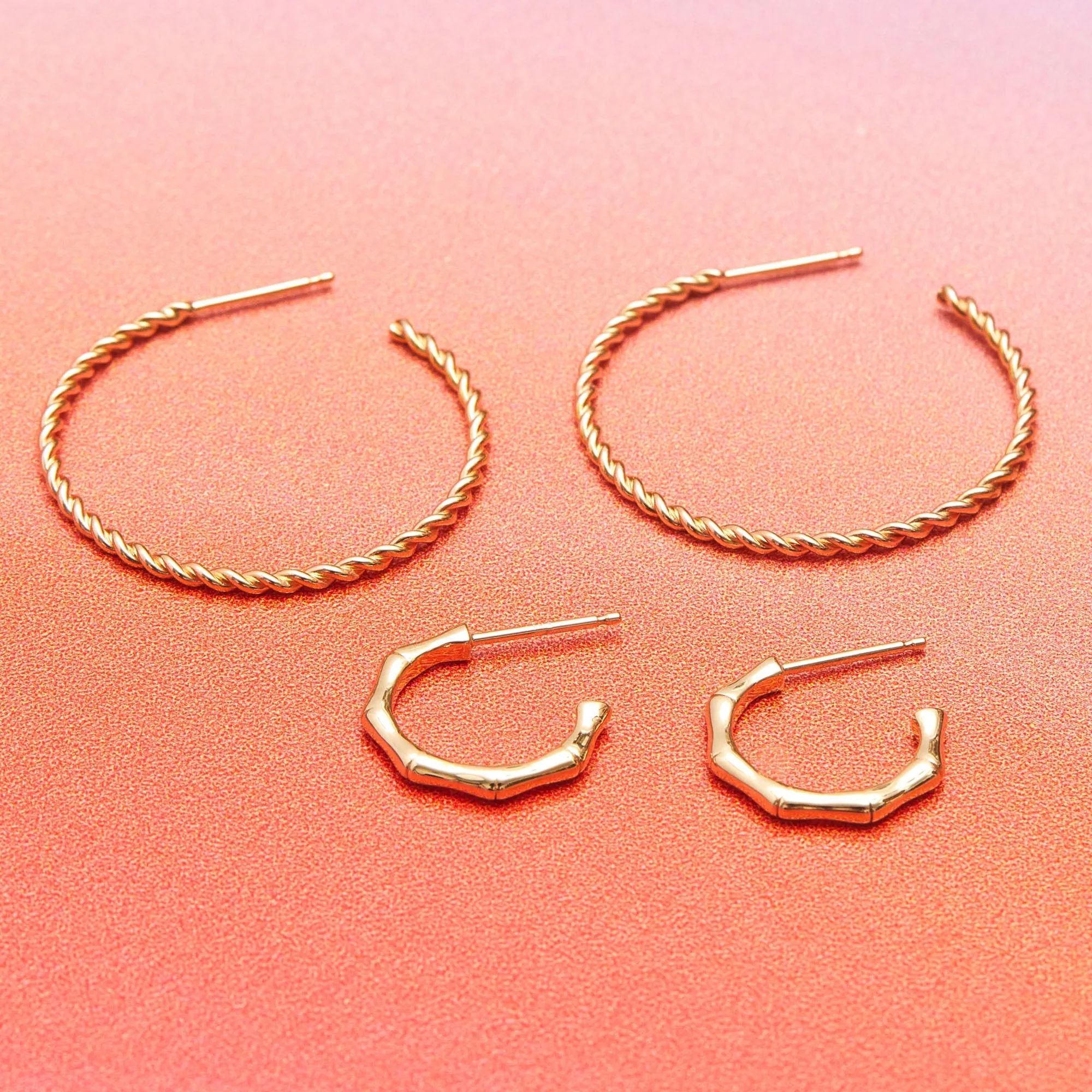 Skinny Twine Hoops