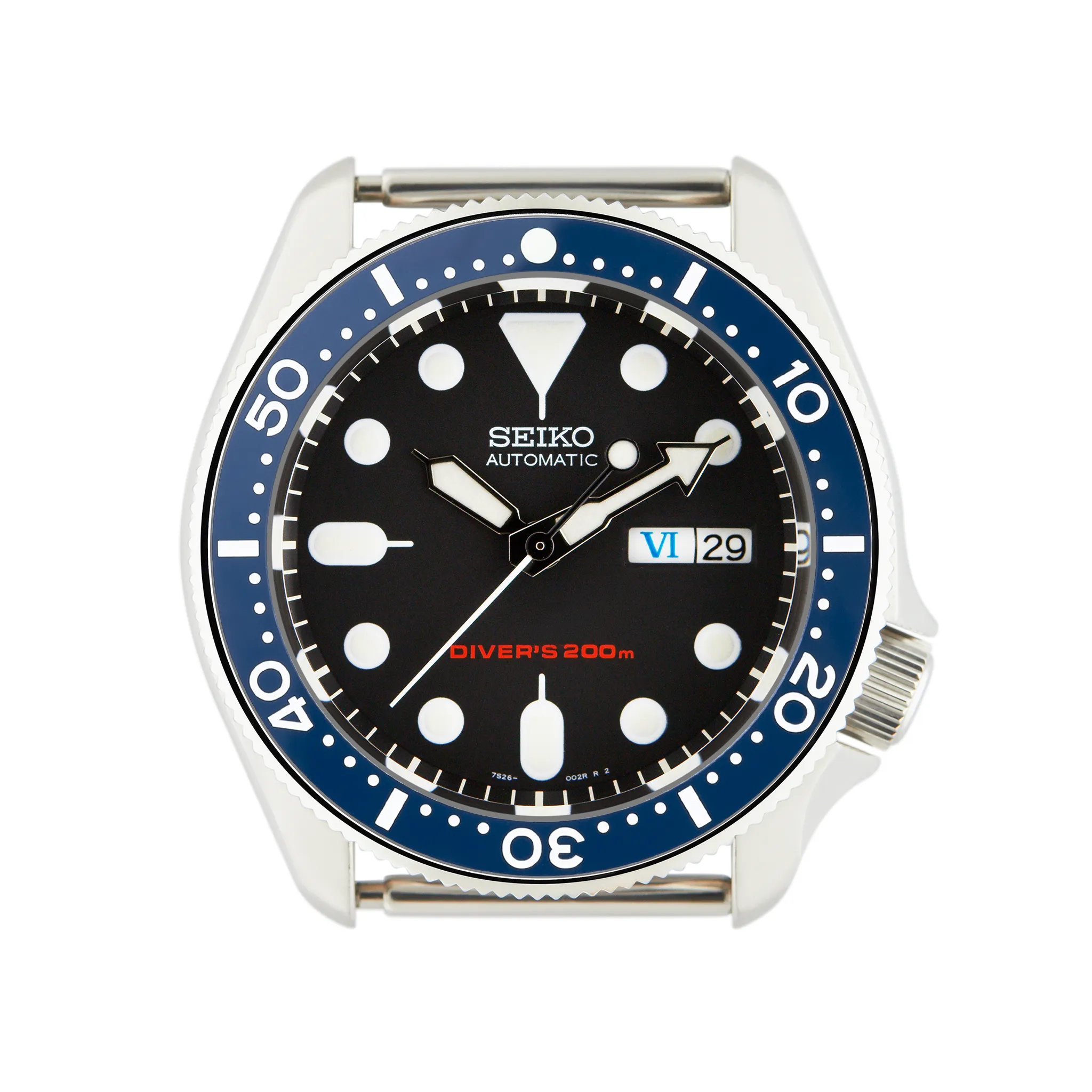 SKX007/SRPD Ceramic Bezel Insert: 62MAS style Blue