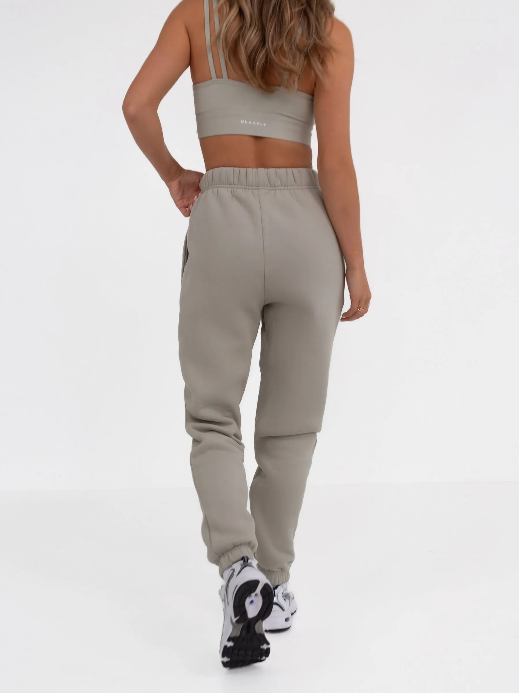 Soho Script Sweatpants - Grey