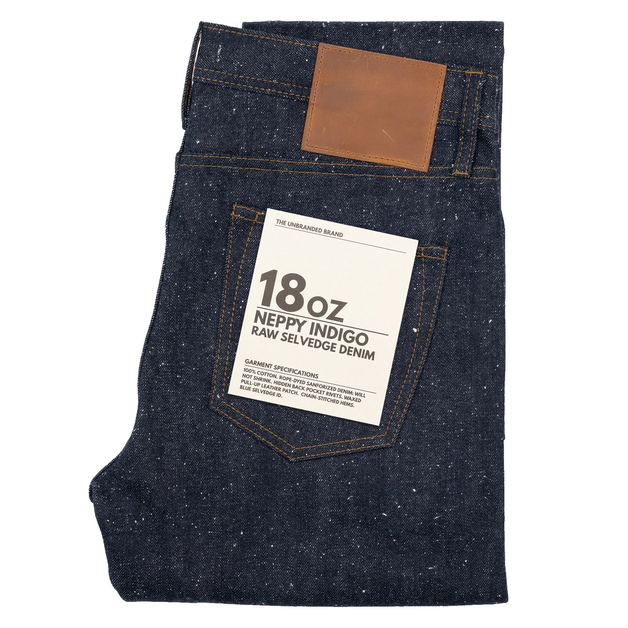 UB143 Skinny Fit - 18oz Neppy Selvedge