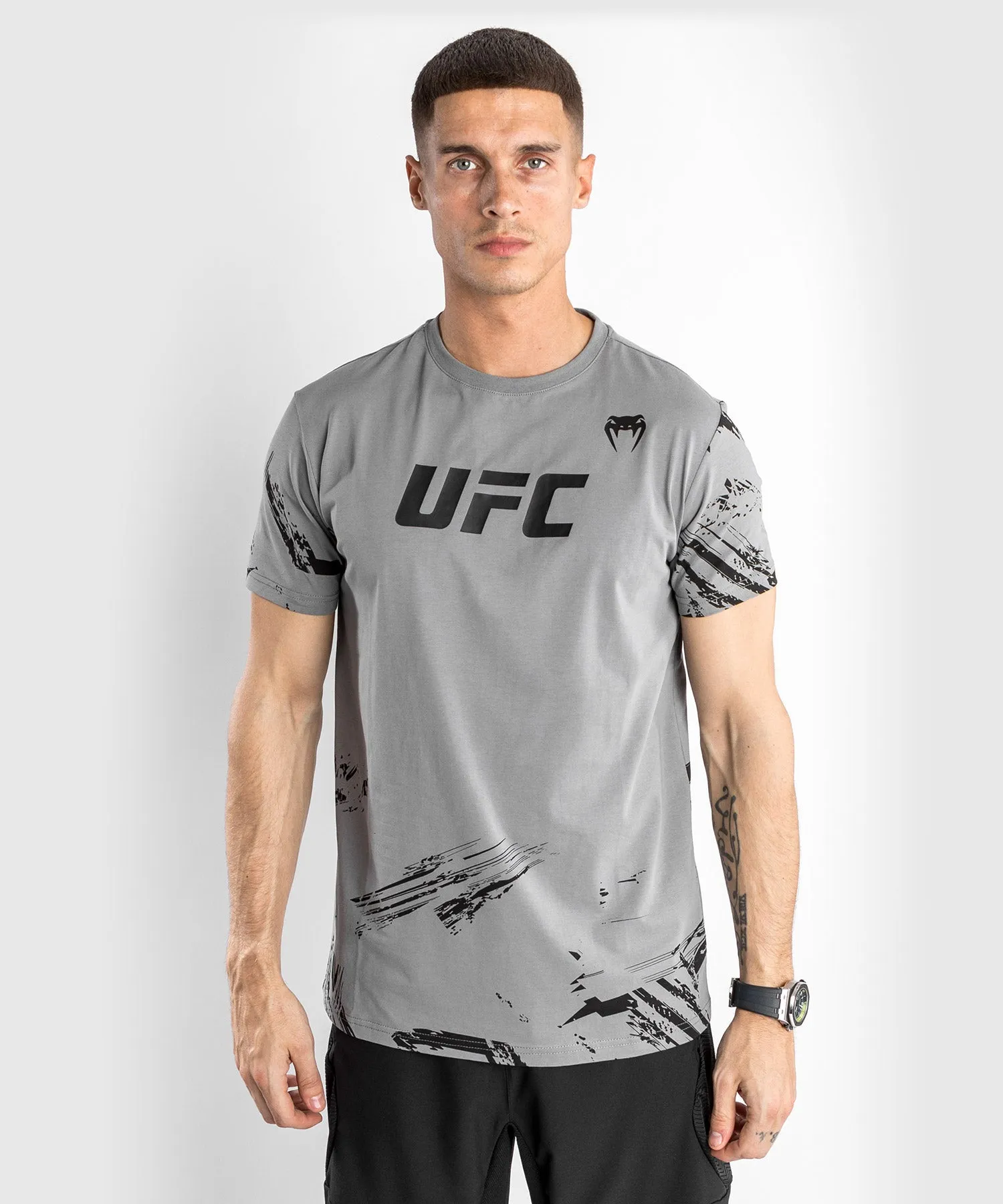 UFC Venum Authentic Fight Week 2.0 Men’s Short Sleeve T-Shirt - Grey